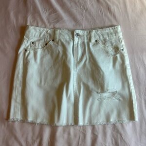 White Jean Skirt – True Craft – Size 3